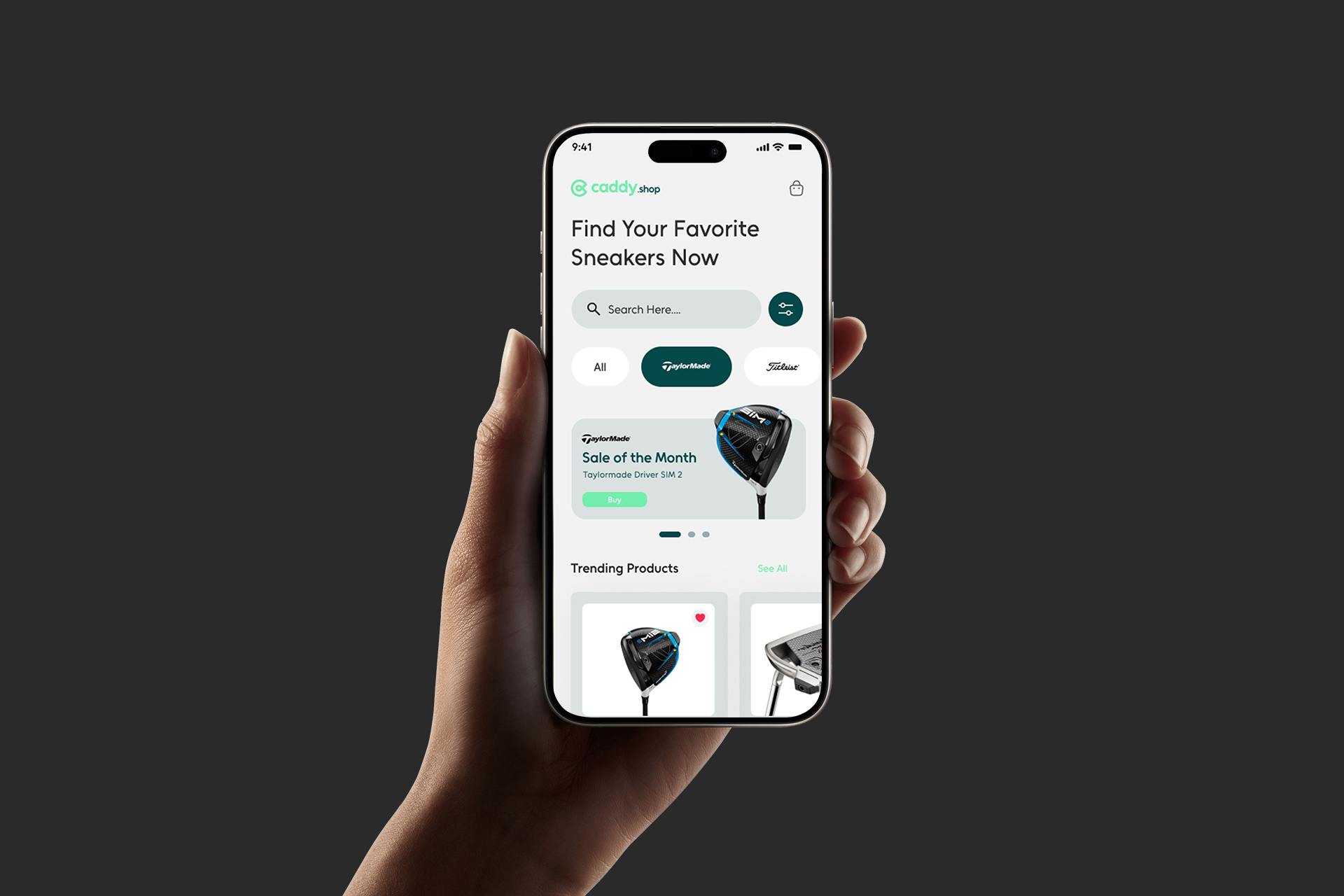 Caddy Shop App